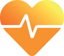 health and wellness icons create png icons for health-related concepts such as hearts, stethoscopes, yoga poses, or fruits useful for healthcare templates, icon colored shapes gradient - obrazy, fototapety, plakaty