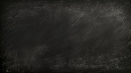 Chalk rubbed out on blackboard background or chalkboard texture.