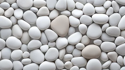 Fotobehang pebbles background stock photo light gray and white © benjawan