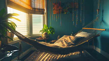 Relaxation Nook with Hammock