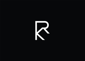Creative Letters KR Logo Design And Vector Templates