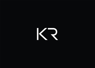 Creative Letters KR Logo Design And Vector Templates