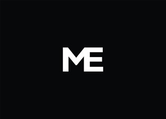 ME Logo Design And Monogram Logo