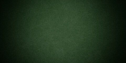 Elegant dark emerald green background with black shadow border and old vintage grunge texture design
