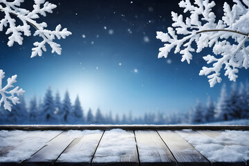 A monotonous winter snow scene background. Generative AI
