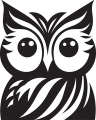 Abstract Owl Illustration