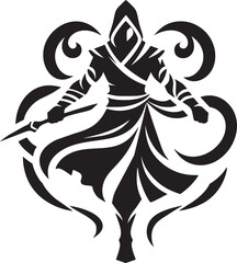 Mystic Warrior Silhouette