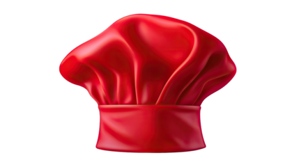 Chef hat isolated on transparent or white background