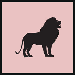 Lion King Silhouette Clip art, Lion King vector, illustration