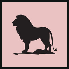 Lion King Silhouette Clip art, Lion King vector, illustration