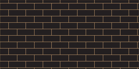 Black brick wall background. architecture construction stone block brick wallpaper. seamless building cement concrete wall grunge background.