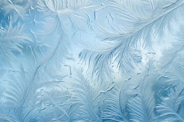 Crystal winter pattern blue cold nature abstract frosted textured ice background frosty