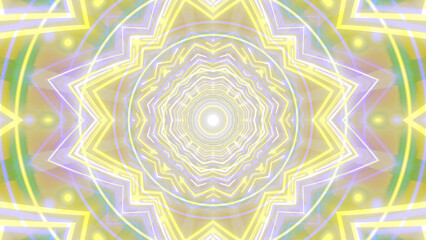 
Mandala 3D Kaleidoscope seamless loop Psychedelic Trippy Futuristic Traditional Tunnel Pattern for Consciousness Meditation Background Video Relaxing Ethnic Colorful pattern Chakra Kundalini Yoga