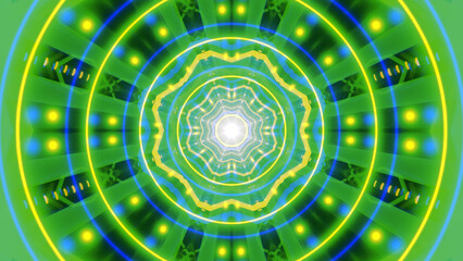 
Mandala 3D Kaleidoscope seamless loop Psychedelic Trippy Futuristic Traditional Tunnel Pattern for Consciousness Meditation Background Video Relaxing Ethnic Colorful pattern Chakra Kundalini Yoga