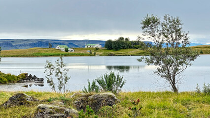 Fototapeta na wymiar Beautiful landscapes in Iceland