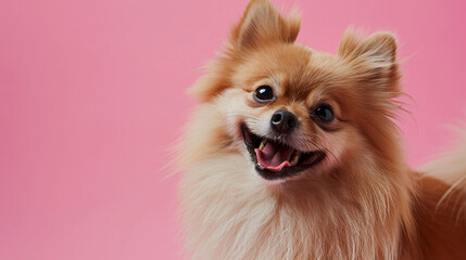 Pet's Delight: Ideal for Veterinary Clinics or Grooming Studios, Showcasing the Adorable Pomeranian Breed.