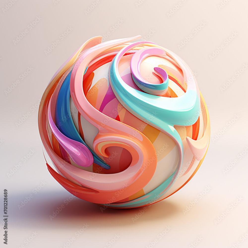 Poster wi-fi icon in artistic strokes against a pastel canvas, ideal for creative and design-oriented busin