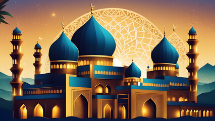 beautiful masjid background