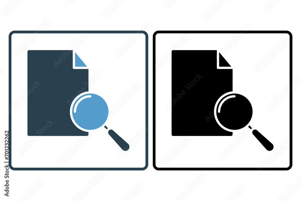 Poster search page icon. icon related to basic web and ui. suitable for web site, app, user interfaces, pri