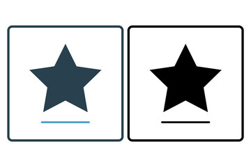 bookmarks icon. icon related to basic web and UI. suitable for web site, app, user interfaces, printable etc. solid icon style. simple vector design editable