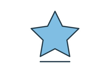 Obraz premium bookmarks icon. icon related to basic web and UI. suitable for web site, app, user interfaces, printable etc. flat line icon style. simple vector design editable