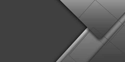 Abstract modern minimal grey triangle