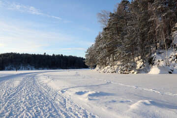 Obraz premium Winter in Norway