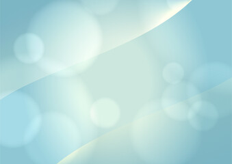 柔和なブルーのボケ背景
