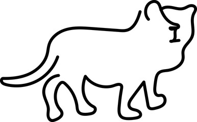 World Wildlife Day, Animal Line Art, Continuous one line art, Drawing vector illustration isolated on white background.
