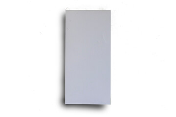 A white card, design template