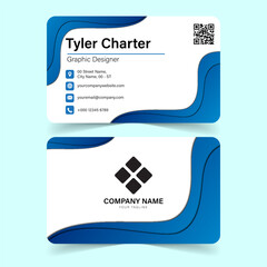 Business card Minimal clean template design