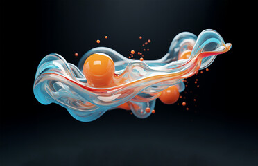 Abstract Art in Weightless Space