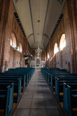Inneres der Kirche von Marienhafe in Ostfriesland