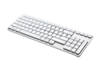 Typing Keyboard Isolated On Transparent Background