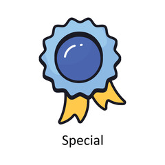 Special vector Filled outline doodle Design illustration. Symbol on White background EPS 10 File 