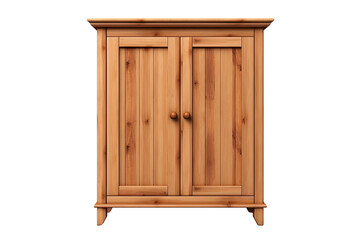 Timber Cupboard Isolated On Transparent Background