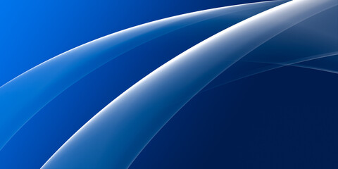 Blue abstract background with smooth waves