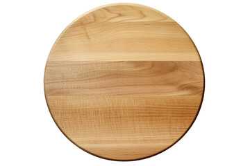 Wooden Round Isolated On Transparent Background