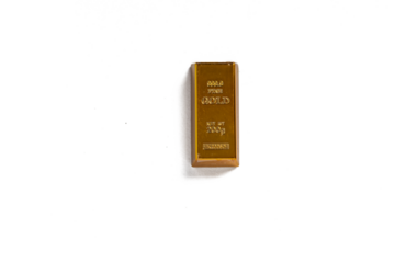 An imitation gold bar