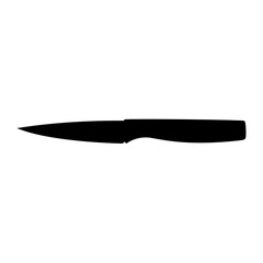 Silhouette Kitchen Knife Icon