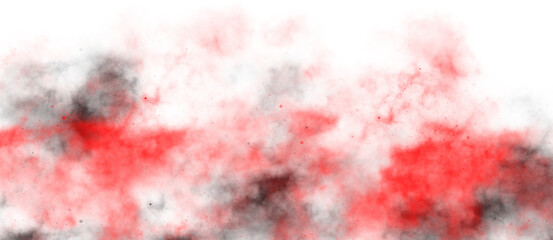 red and white abstract fog
