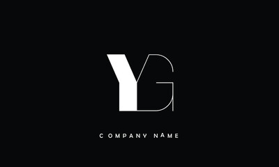 YG, GY, Y, G Abstract Letters Logo Monogram
