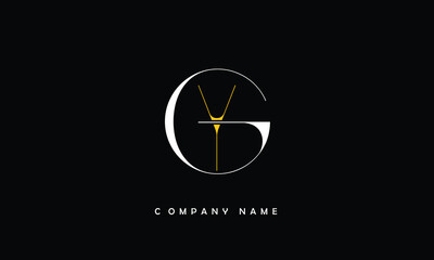 YG, GY, Y, G Abstract Letters Logo Monogram
