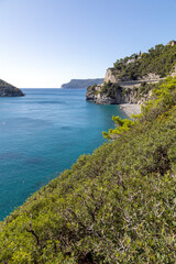 Spiaggia Baia delle Sirene di Bergeggi in Liguria