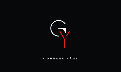 YG, GY, Y, G Abstract Letters Logo Monogram