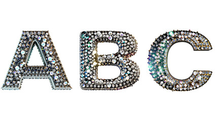 ビーズのアルファベット