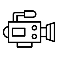 Video camera Line icon