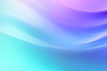 Obraz premium Gradient of blue, purple, and green hues creates a soft pastel color transition in this abstract background with a holographic and blurred effect.
