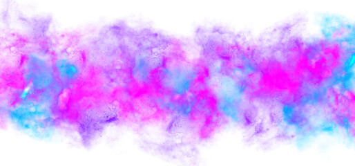 Fototapeta na wymiar colorful space cloud dust effect