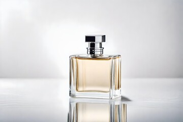 minimalist  rectangular perfume bottle template 